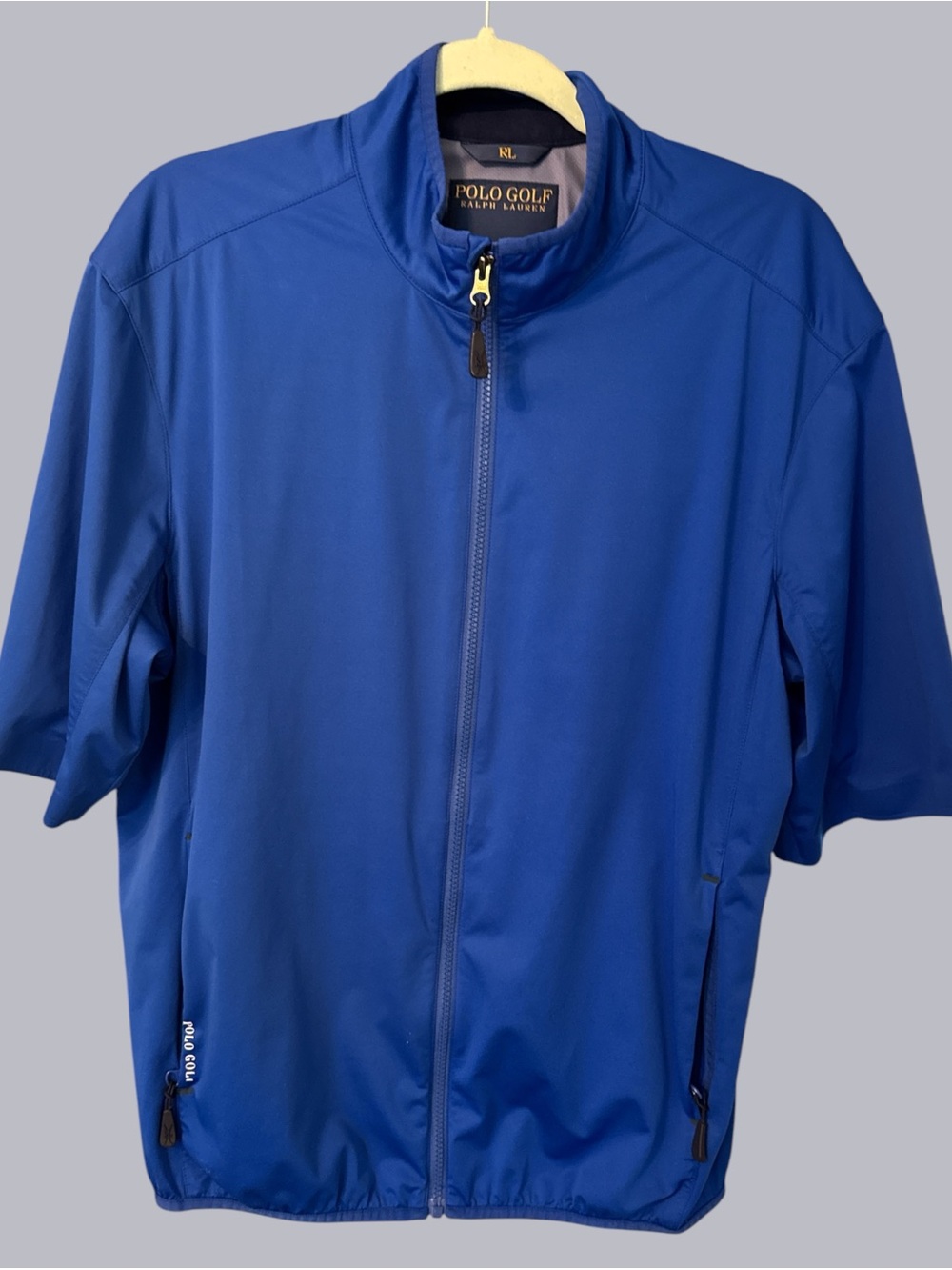 Polo Golf Ralph Lauren Packable Golf Jacket Size Medium Blue New w/o Tags
